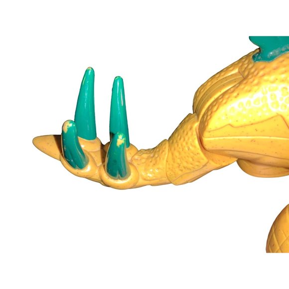 Fisher-Price Imaginext Yellow Green Stegosaurus Dinosaur 2011 Mattel 14.5" Long - Picture 6 of 16
